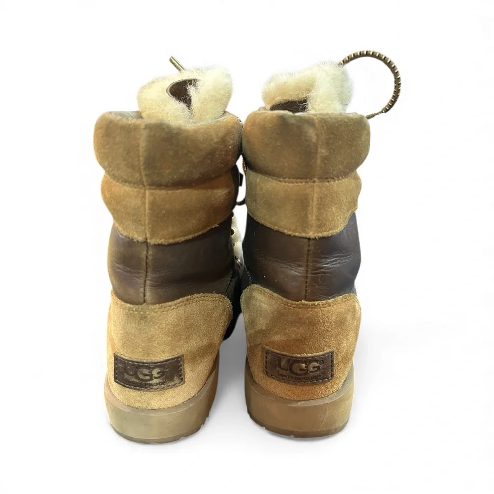 UGG/Winter Boots Women’s Waterproof Leather with Shearling stunning